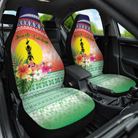 New Caledonia Nautilus Shell Car Seat Cover Polynesian Tropical Flowers LT9 One Size Red - Polynesian Pride