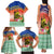 New Caledonia Nautilus Shell Family Matching Tank Maxi Dress and Hawaiian Shirt Polynesian Tropical Flowers