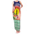 New Caledonia Nautilus Shell Family Matching Tank Maxi Dress and Hawaiian Shirt Polynesian Tropical Flowers