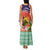 New Caledonia Nautilus Shell Family Matching Tank Maxi Dress and Hawaiian Shirt Polynesian Tropical Flowers