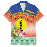 New Caledonia Nautilus Shell Hawaiian Shirt Polynesian Tropical Flowers LT9 Red - Polynesian Pride