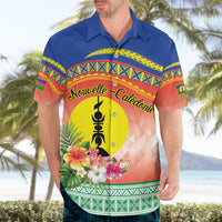 New Caledonia Nautilus Shell Hawaiian Shirt Polynesian Tropical Flowers LT9 - Polynesian Pride