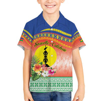 New Caledonia Nautilus Shell Hawaiian Shirt Polynesian Tropical Flowers LT9 - Polynesian Pride