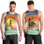 New Caledonia Nautilus Shell Men Tank Top Polynesian Tropical Flowers