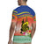 New Caledonia Nautilus Shell Rugby Jersey Polynesian Tropical Flowers