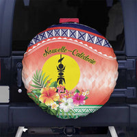 New Caledonia Nautilus Shell Spare Tire Cover Polynesian Tropical Flowers LT9 - Polynesian Pride