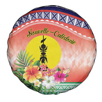 New Caledonia Nautilus Shell Spare Tire Cover Polynesian Tropical Flowers LT9 - Polynesian Pride