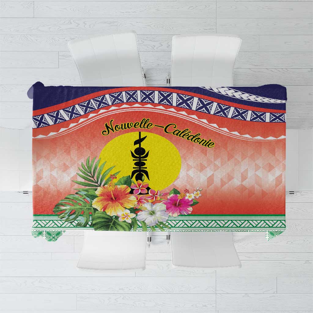 New Caledonia Nautilus Shell Tablecloth Polynesian Tropical Flowers LT9 Red - Polynesian Pride