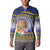 Tokelau Tuluma Button Sweatshirt Polynesian Tropical Flowers