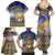 Tokelau Tuluma Family Matching Summer Maxi Dress and Hawaiian Shirt Polynesian Tropical Flowers