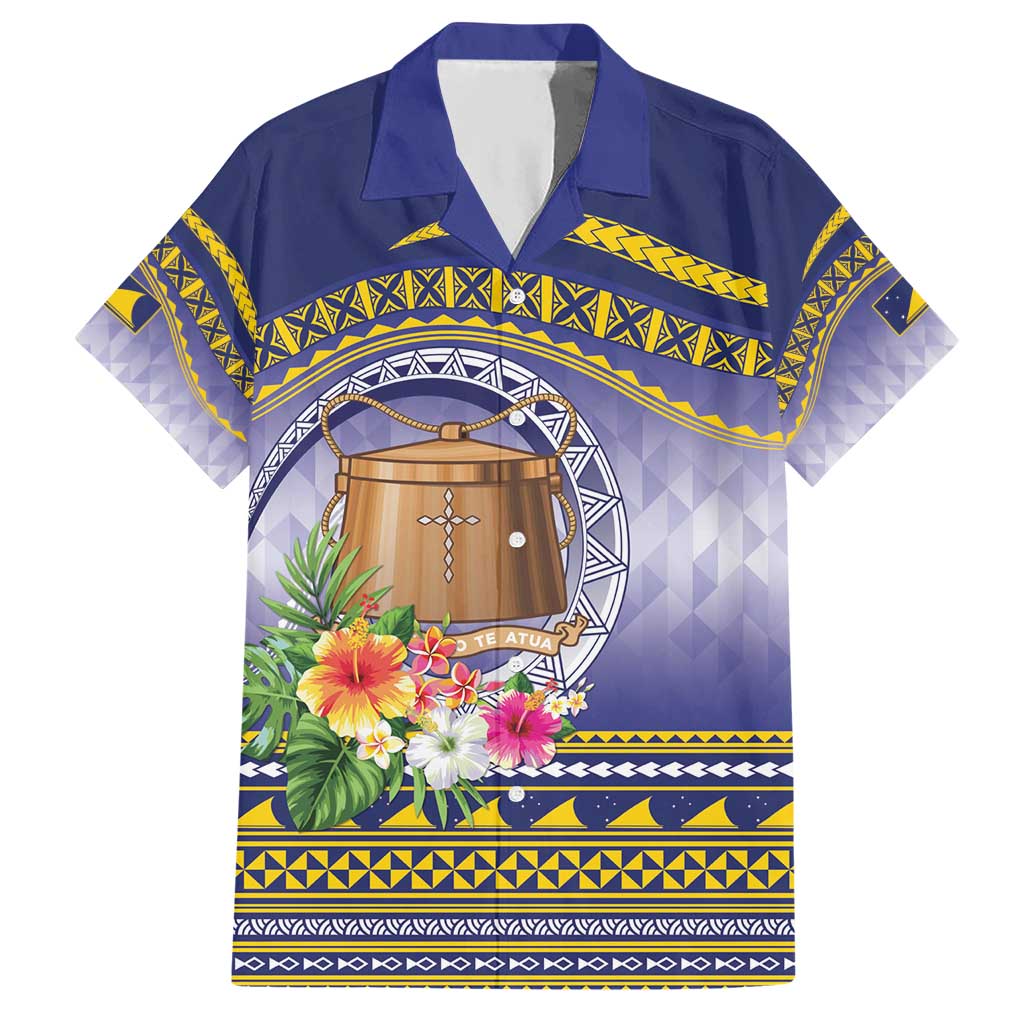 Tokelau Tuluma Hawaiian Shirt Polynesian Tropical Flowers