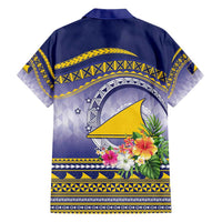 Tokelau Tuluma Hawaiian Shirt Polynesian Tropical Flowers LT9 - Polynesian Pride