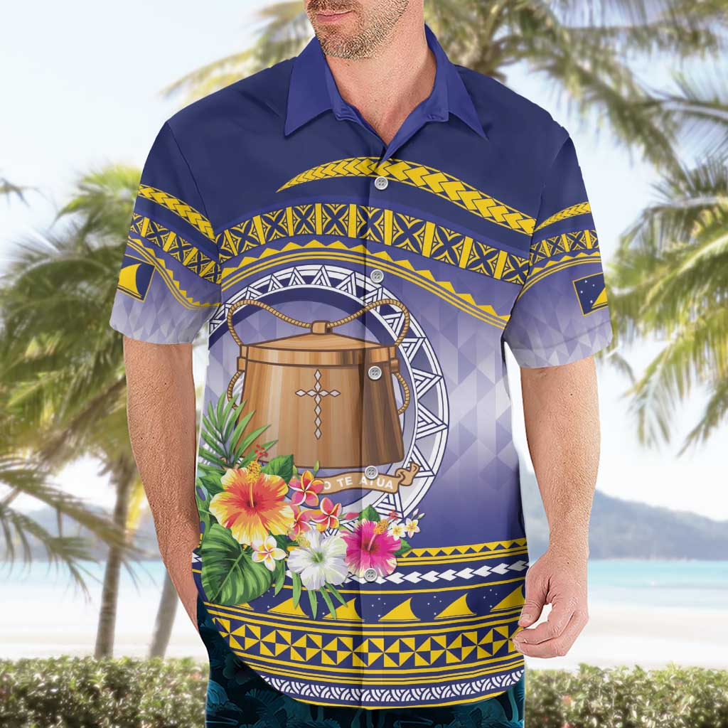 Tokelau Tuluma Hawaiian Shirt Polynesian Tropical Flowers LT9 - Polynesian Pride