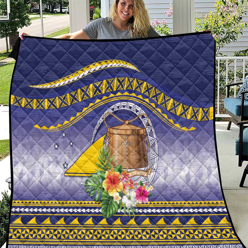 Tokelau Tuluma Quilt Polynesian Tropical Flowers