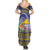 Tokelau Tuluma Summer Maxi Dress Polynesian Tropical Flowers