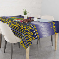 Tokelau Tuluma Tablecloth Polynesian Tropical Flowers LT9 - Polynesian Pride