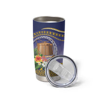 Tokelau Tuluma Tumbler Cup Polynesian Tropical Flowers LT9 - Polynesian Pride