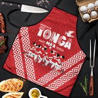 Mate Ma'a Tonga Apron Tongan Sipi Tau Ngatu Inspired Red LT9 Red - Polynesian Pride
