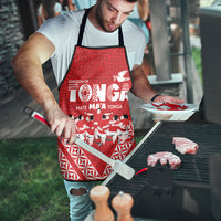 Mate Ma'a Tonga Apron Tongan Sipi Tau Ngatu Inspired Red LT9 - Polynesian Pride