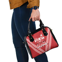 Mate Ma'a Tonga Shoulder Handbag Tongan Sipi Tau Ngatu Inspired Red LT9 - Polynesian Pride