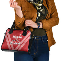 Mate Ma'a Tonga Shoulder Handbag Tongan Sipi Tau Ngatu Inspired Red LT9 - Polynesian Pride