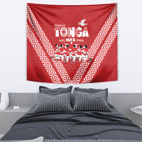 Mate Ma'a Tonga Tapestry Tongan Sipi Tau Ngatu Inspired Red LT9 - Polynesian Pride