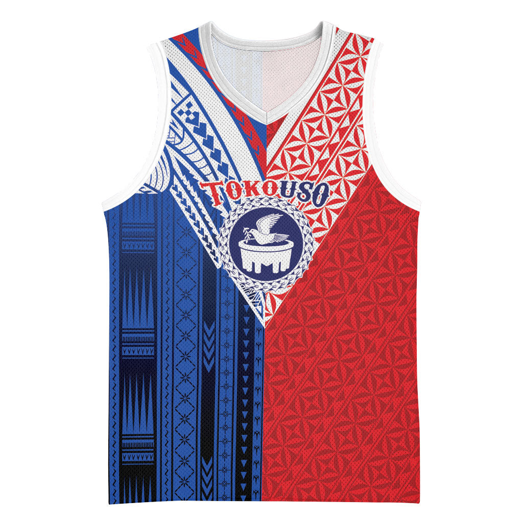 TokoUso Samoa Tonga Personalised Basketball Jersey Pacific Brotherhood Tribal Pattern LT9 Unisex Multicolor - Polynesian Pride