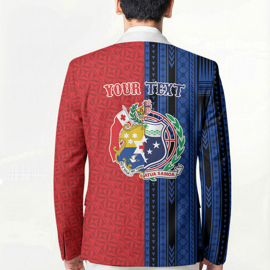 TokoUso Samoa Tonga Personalised Blazer Pacific Brotherhood Tribal Pattern LT9 - Polynesian Pride