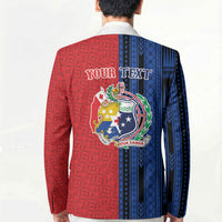 TokoUso Samoa Tonga Personalised Blazer Pacific Brotherhood Tribal Pattern LT9 - Polynesian Pride