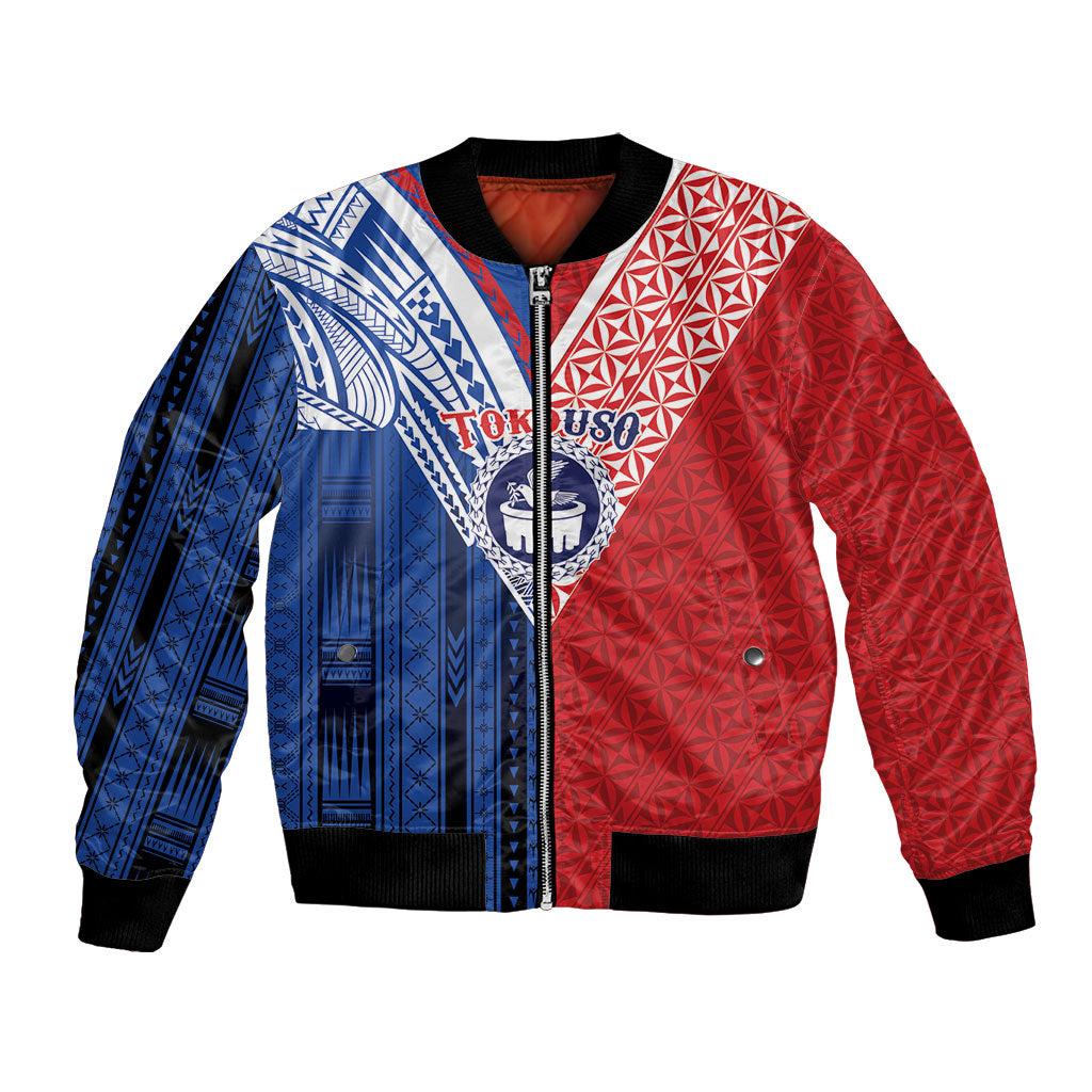 TokoUso Samoa Tonga Personalised Bomber Jacket Pacific Brotherhood Tribal Pattern LT9 Unisex Multicolor - Polynesian Pride