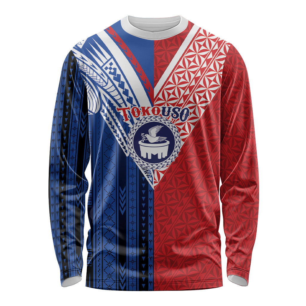 TokoUso Samoa Tonga Personalised Long Sleeve Shirt Pacific Brotherhood Tribal Pattern LT9 Unisex Multicolor - Polynesian Pride