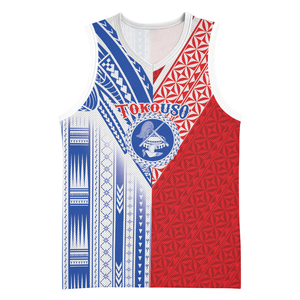 TokoUso American Samoa Tonga Personalised Basketball Jersey Pacific Brotherhood Tribal Pattern LT9 Unisex Multicolor - Polynesian Pride