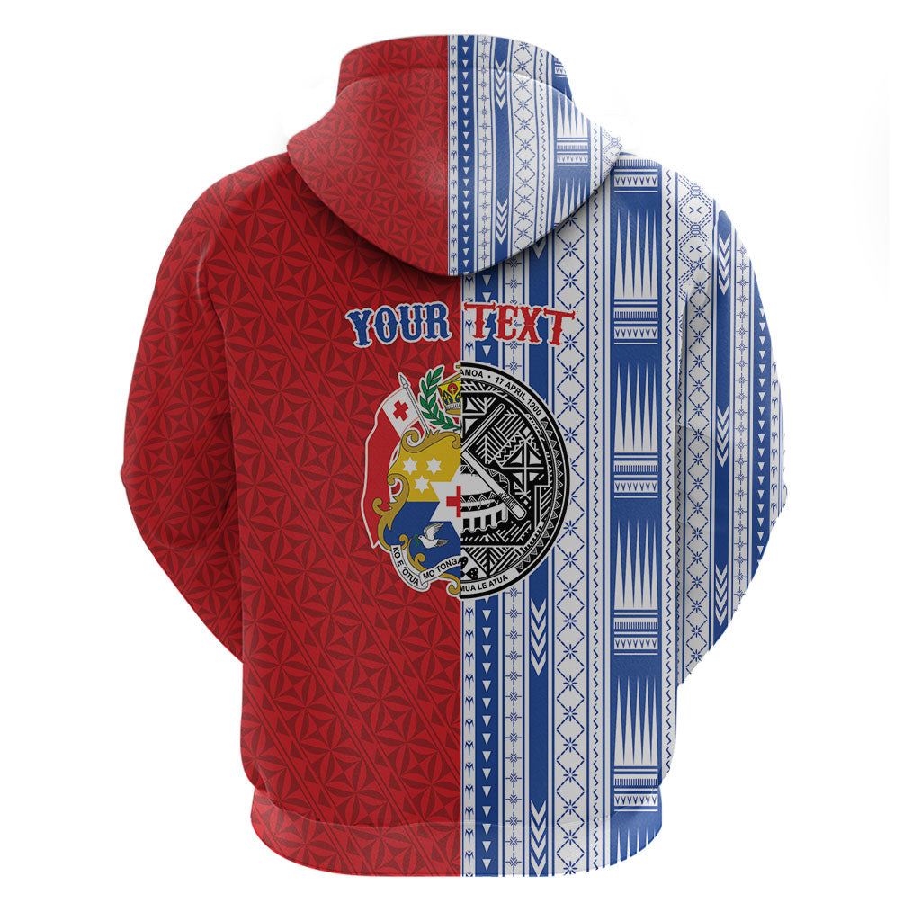 TokoUso American Samoa Tonga Personalised Hoodie Pacific Brotherhood Tribal Pattern LT9 - Polynesian Pride