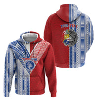 TokoUso American Samoa Tonga Personalised Hoodie Pacific Brotherhood Tribal Pattern LT9 - Polynesian Pride