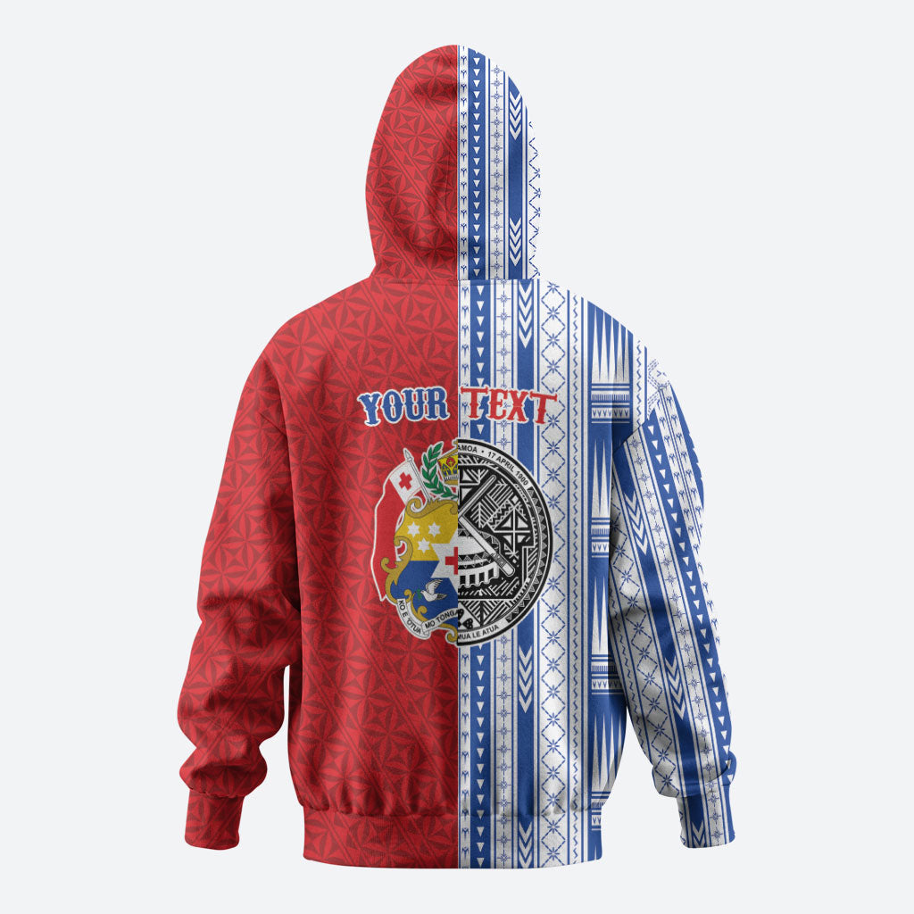TokoUso American Samoa Tonga Personalised Hoodie Pacific Brotherhood Tribal Pattern LT9 - Polynesian Pride