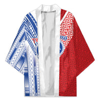 TokoUso American Samoa Tonga Personalised Kimono Pacific Brotherhood Tribal Pattern LT9 Unisex Multicolor - Polynesian Pride