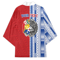 TokoUso American Samoa Tonga Personalised Kimono Pacific Brotherhood Tribal Pattern LT9 - Polynesian Pride