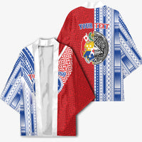 TokoUso American Samoa Tonga Personalised Kimono Pacific Brotherhood Tribal Pattern LT9 - Polynesian Pride