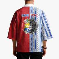 TokoUso American Samoa Tonga Personalised Kimono Pacific Brotherhood Tribal Pattern LT9 - Polynesian Pride