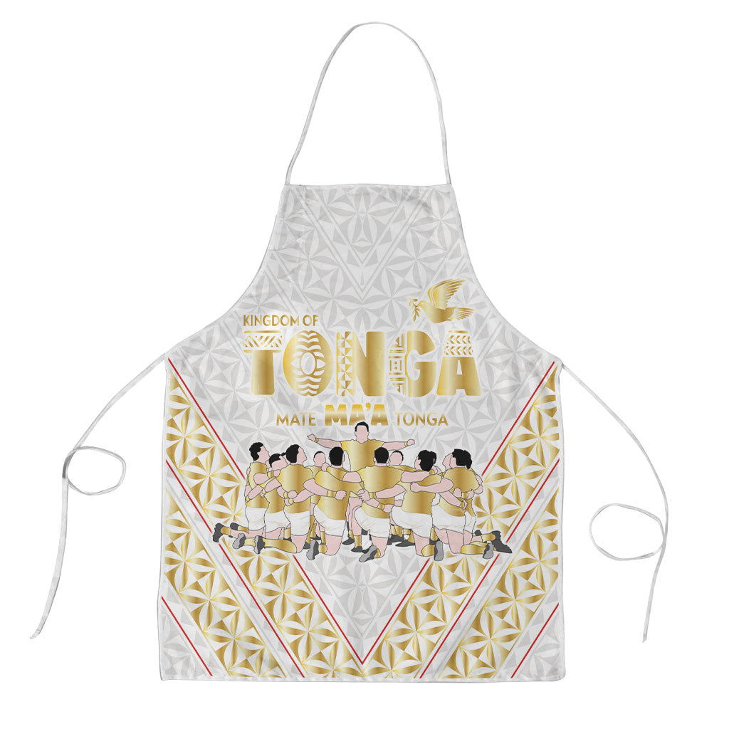 Mate Ma'a Tonga Apron Tongan Sipi Tau Ngatu Inspired Gold LT9 Gold - Polynesian Pride