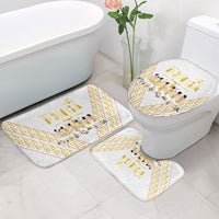 Mate Ma'a Tonga Bathroom Set Tongan Sipi Tau Ngatu Inspired Gold LT9 - Polynesian Pride