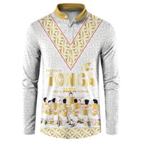 Mate Ma'a Tonga Custom Button Sweatshirt Tongan Sipi Tau Ngatu Inspired Gold LT9 Gold - Polynesian Pride