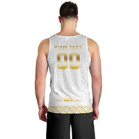 Mate Ma'a Tonga Custom Men Tank Top Tongan Sipi Tau Ngatu Inspired Gold LT9 - Polynesian Pride