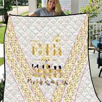Mate Ma'a Tonga Quilt Tongan Sipi Tau Ngatu Inspired Gold LT9 Gold - Polynesian Pride