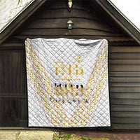 Mate Ma'a Tonga Quilt Tongan Sipi Tau Ngatu Inspired Gold LT9 - Polynesian Pride