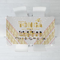 Mate Ma'a Tonga Tablecloth Tongan Sipi Tau Ngatu Inspired Gold LT9 Gold - Polynesian Pride
