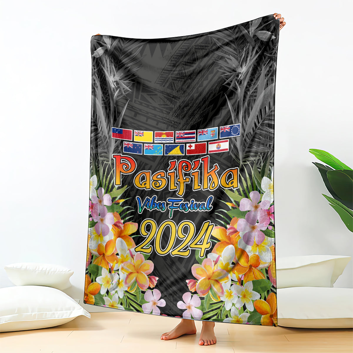 Pasifika Vibes Festival 2024 Auckland Blanket LT9 - Polynesian Pride