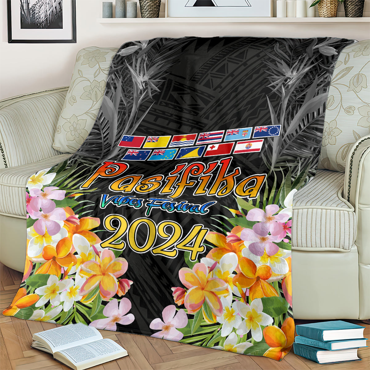 Pasifika Vibes Festival 2024 Auckland Blanket LT9 - Polynesian Pride