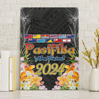 Pasifika Vibes Festival 2024 Auckland Canvas Wall Art LT9 Without Frame Black - Polynesian Pride