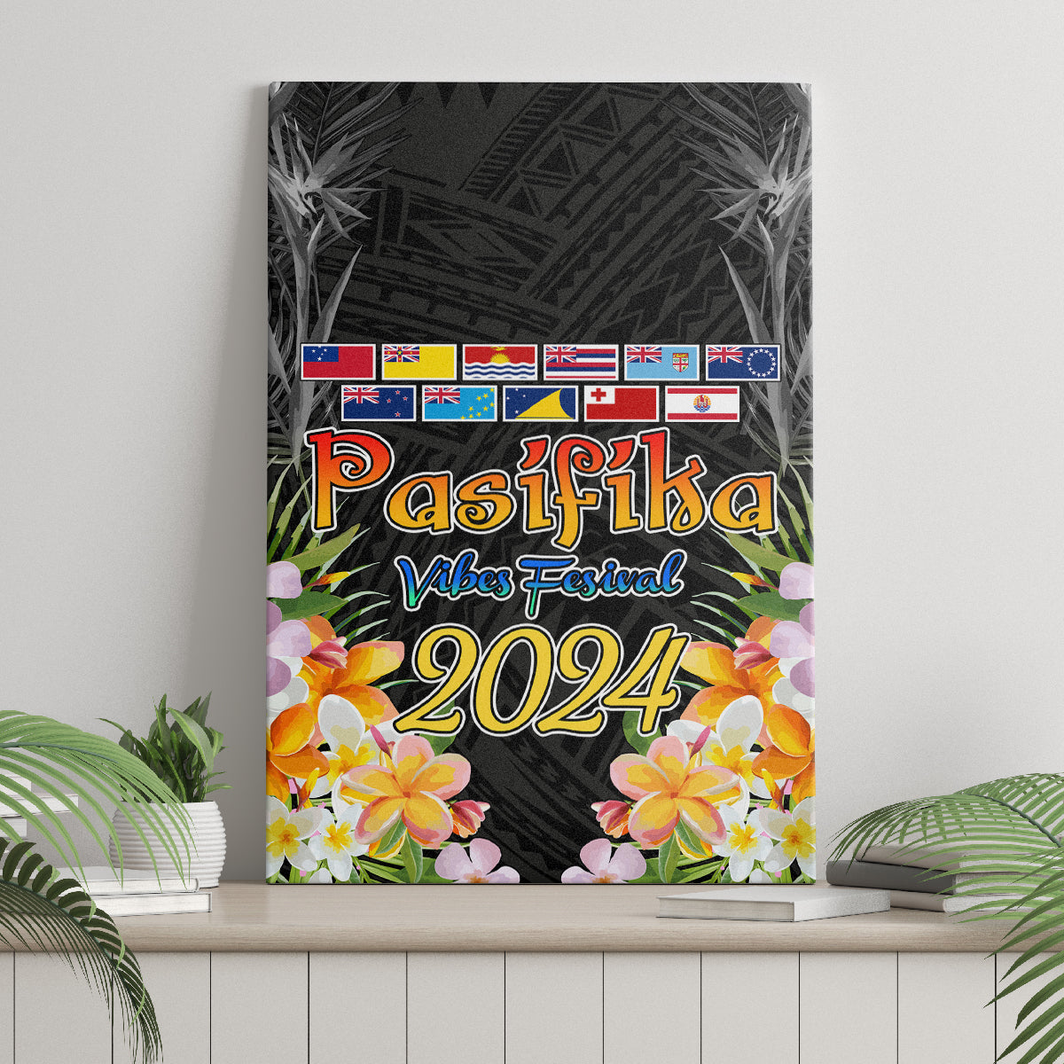 Pasifika Vibes Festival 2024 Auckland Canvas Wall Art LT9 - Polynesian Pride